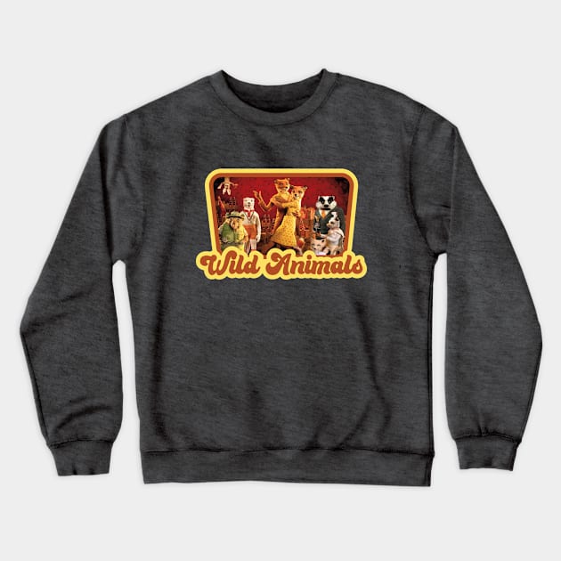 Fantastic Mr Fox - Wild Animals Crewneck Sweatshirt by Barn Shirt USA